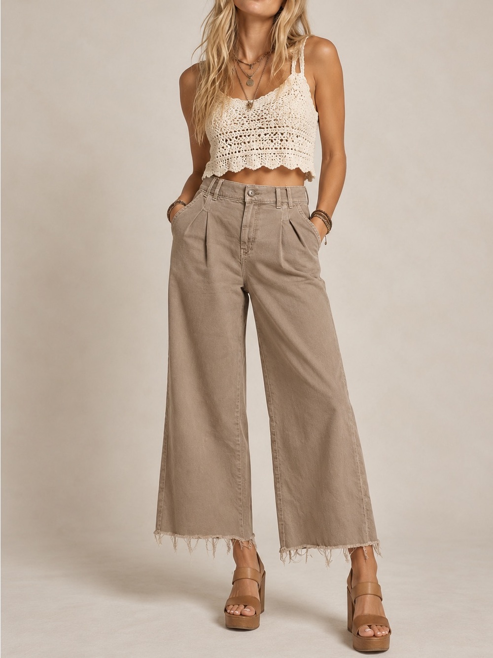 AE High Rise Wide Leg Pants